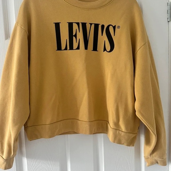 Levi's Tops - Levi's Golden Yellow Crewneck
